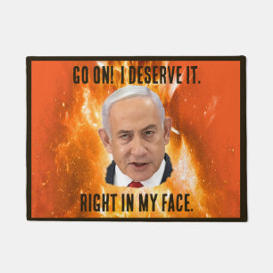 Benjamin "Bibi" Netanyahu Prime Minister of Israel Doormat