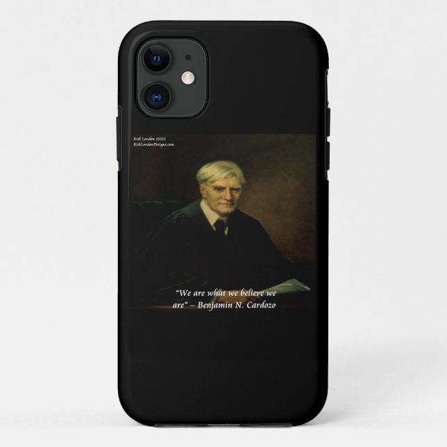 Benjamin Cardozo Who You Are Quote iPhone 5 Case (Back)