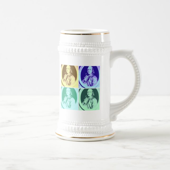 Benjamin Franklin Beer Stein (Right)