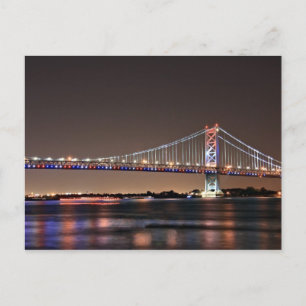 Benjamin Franklin Bridge Postcard