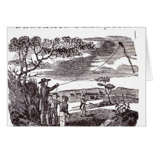 Benjamin Franklin  Conducts his Kite Experiment