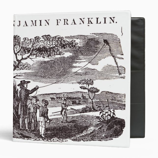 Benjamin Franklin  Conducts his Kite Experiment Binder (Front/Inside)