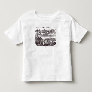Benjamin Franklin Conducts his Kite Experiment Toddler T-shirt