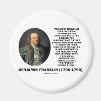 Benjamin Franklin Evaluating Probabilities Quote