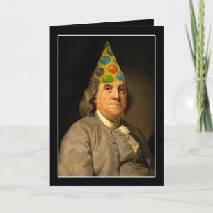 Benjamin Franklin Happy Birthday Card