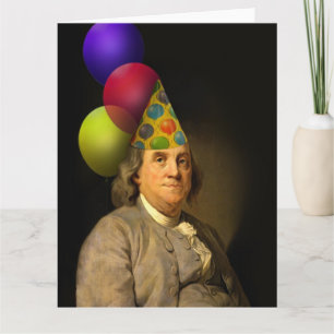 Benjamin Franklin Happy Birthday Card