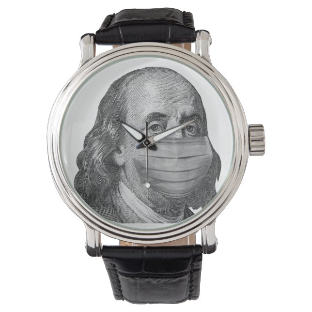 Benjamin Franklin in mask Watch (Front)