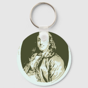 Benjamin Franklin Keychain