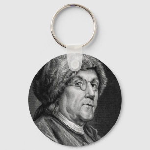 BENJAMIN FRANKLIN  KEYCHAIN