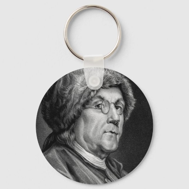 BENJAMIN FRANKLIN  KEYCHAIN (Front)