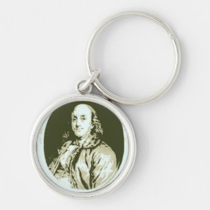 Benjamin Franklin Keychain