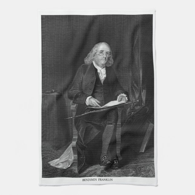 Benjamin Franklin Kitchen Towel (Vertical)