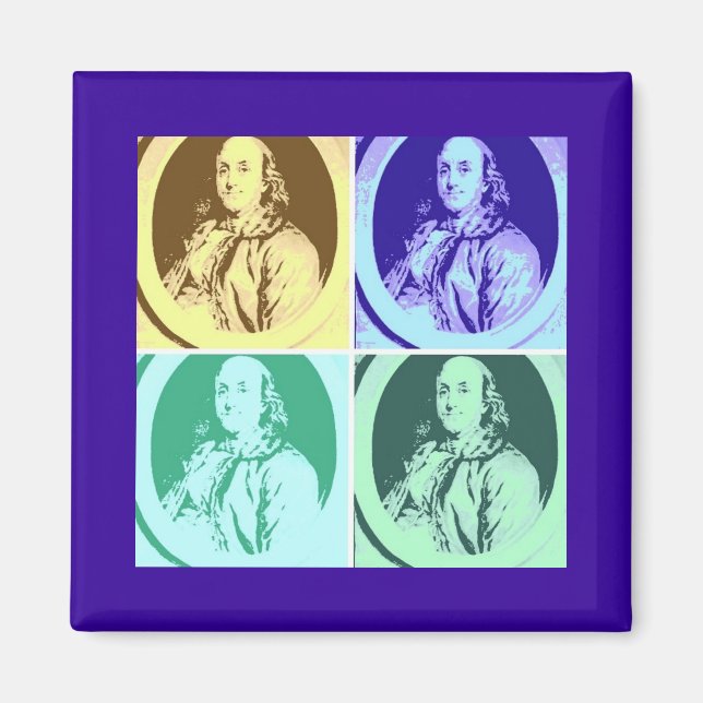 Benjamin Franklin Magnet (Front)