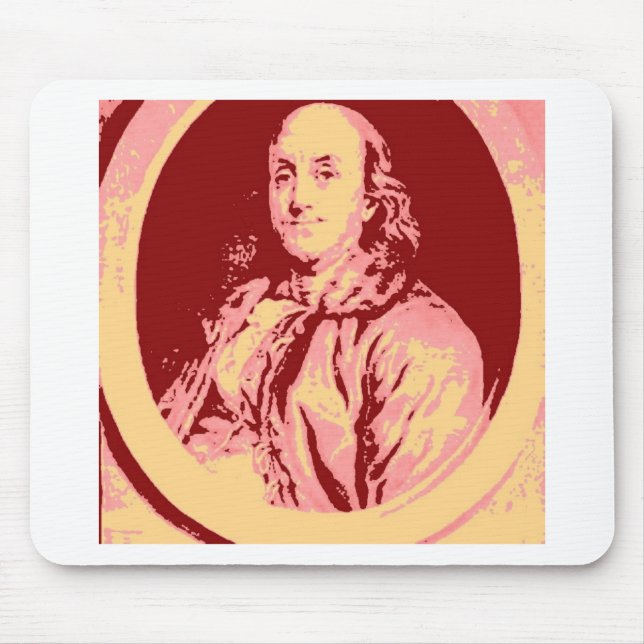 Benjamin Franklin Mouse Pad (Front)