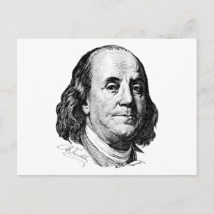 Benjamin Franklin Postcard