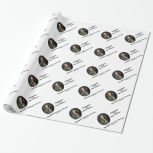 Benjamin Franklin Remember Time Is Money Quote Wrapping Paper