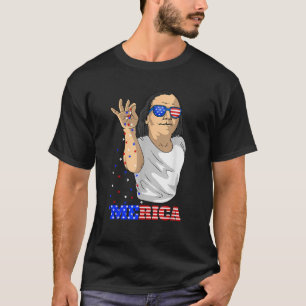 Benjamin franklin salt usa american 4th of July me T-Shirt