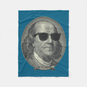 Benjamin Franklin The Benjamin Its All About Fleece Blanket