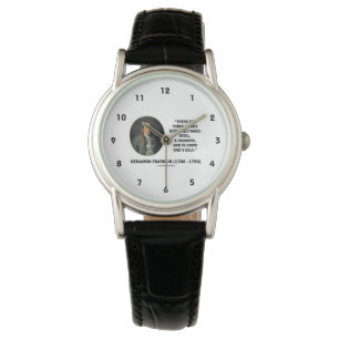 Benjamin Franklin Three Things Extremely Hard Watch