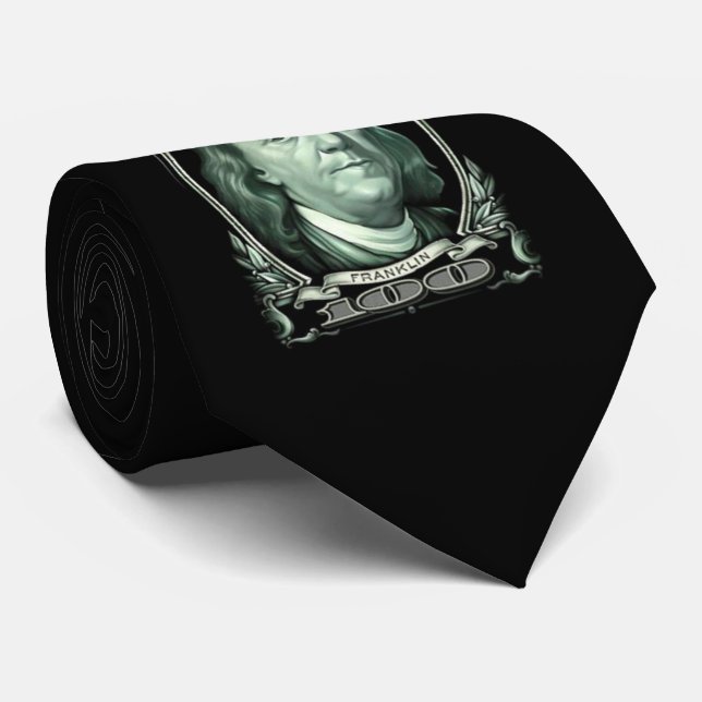 Benjamin Franklin Tie (Rolled)