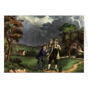 Benjamin Franklin's Lightning with Kite Experiment