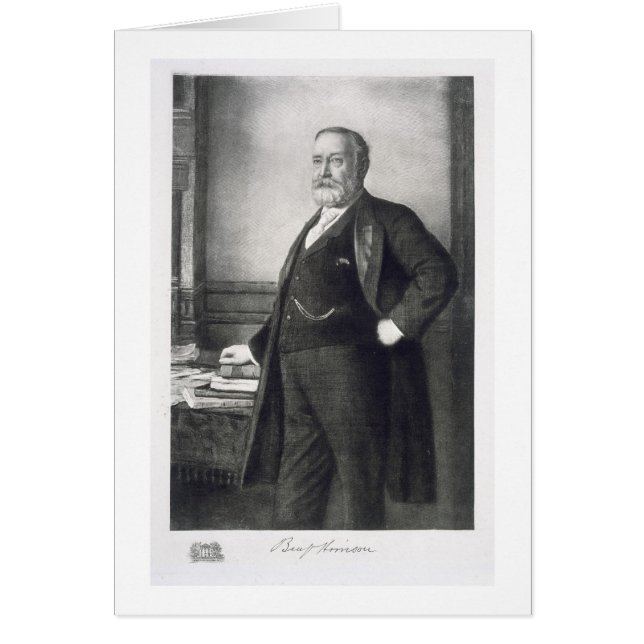 Benjamin Harrison (1833-1901), 23e président de la (Devant)