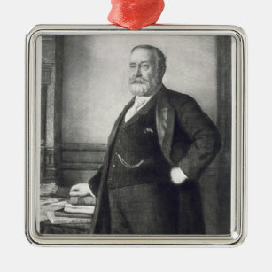 Benjamin Harrison (1833-1901), 23rd President of t Metal Ornament
