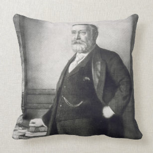 Benjamin Harrison (1833-1901), 23rd President of t Throw Pillow