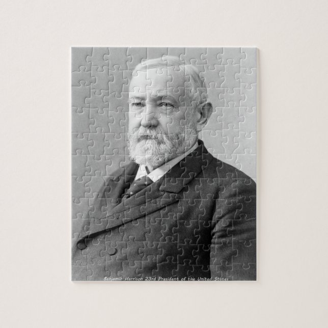 Benjamin Harrison 23rd President of America. Jigsaw Puzzle (Vertical)