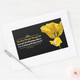 Benjamin Haydon Inspirational Quote "Principle" Sticker