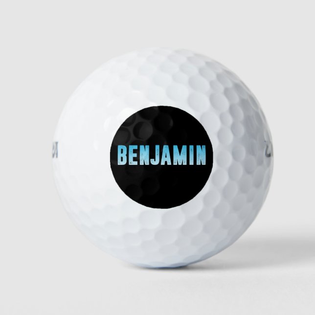 Benjamin name golf balls (Front)