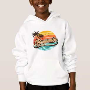 Benjamin Retro Sunset Name Design