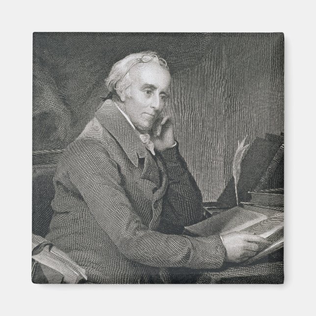 Benjamin Rush, engraved by Richard W. Dodson (1812 Magnet (Front)