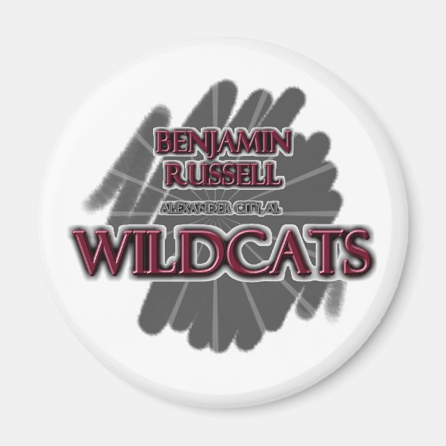 Benjamin Russell Wildcats - Alexander City, AL Magnet (Front)