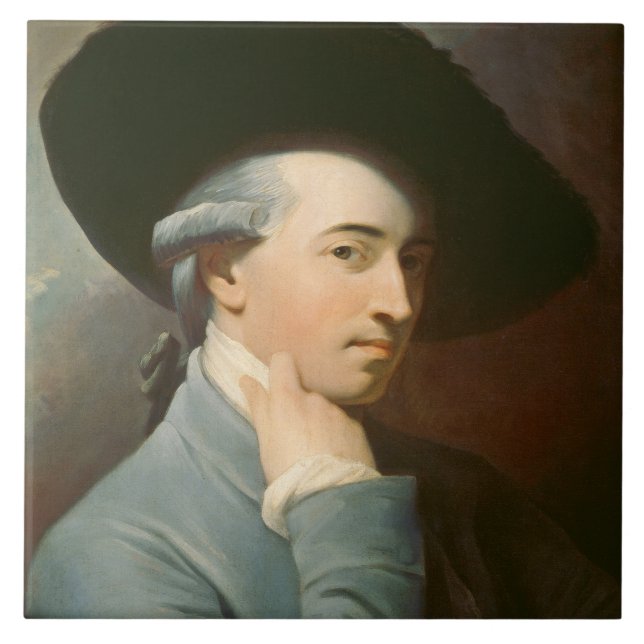Benjamin West, c. 1776 (oil on canvas) Tile (Front)