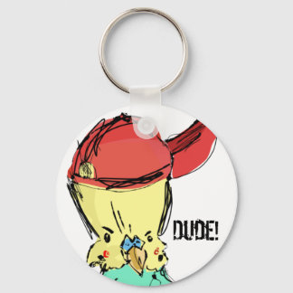 Benji Bird Dude! Keychain
