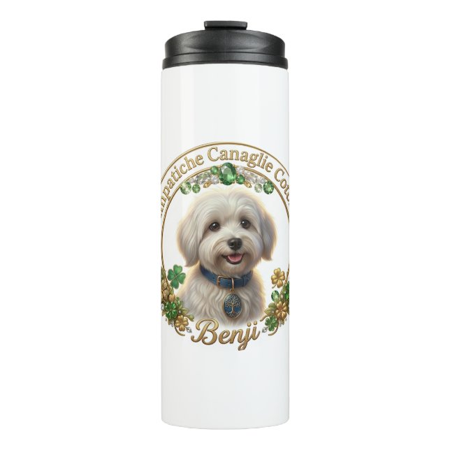 Benji Coton Detectives Thermal Water Bottle (Front)