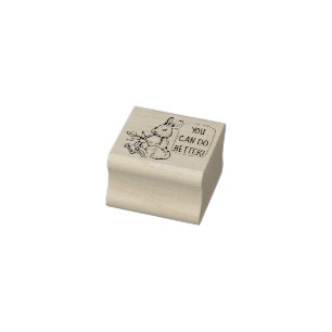 BENJI THE DO BETTER BUNNY RUBBER STAMP