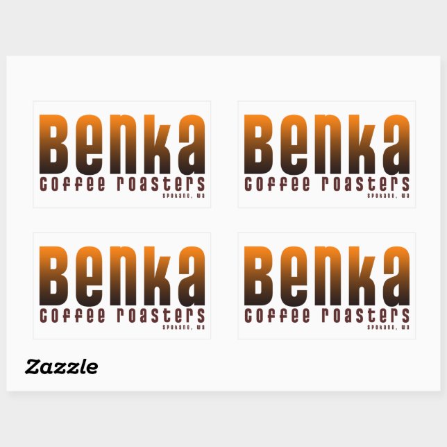 Benka Coffee Roasters Sticker 5x3 (Sheet)