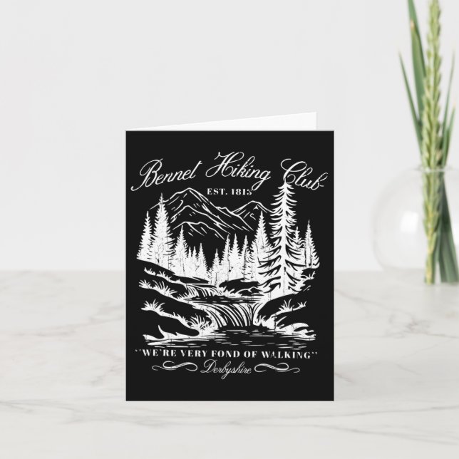 Bennet Hiking Club  Card (Front)