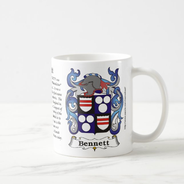 Bennett Family Crest Mug (Right)