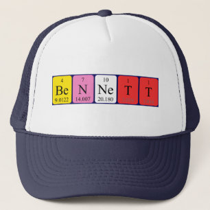 Bennett periodic table name hat