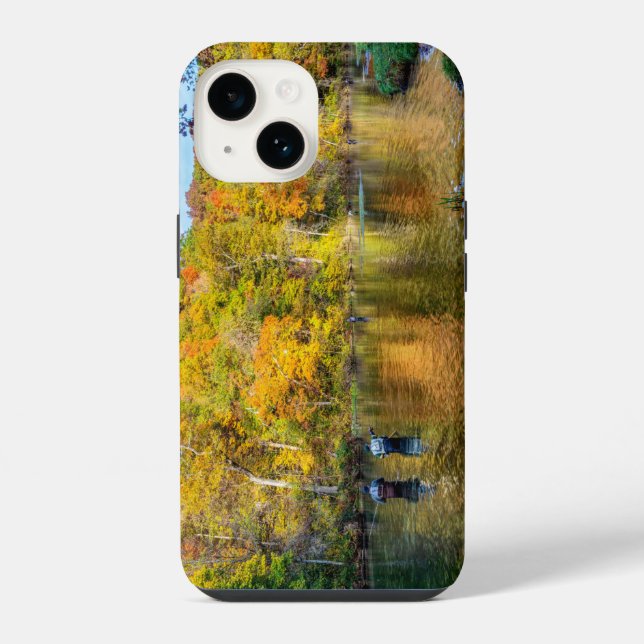Bennett Spring Autumn Fishing iPhone Case (Back)