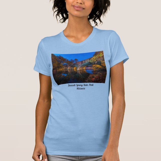 Bennett Spring Bridge Twilight T-Shirt (Front)