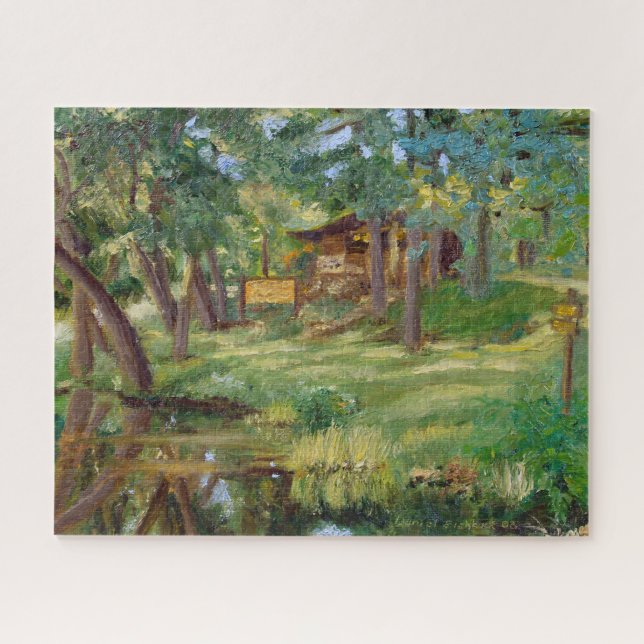 Bennett Springs Tackle Shop Painting Jigsaw Puzzle (Horizontal)