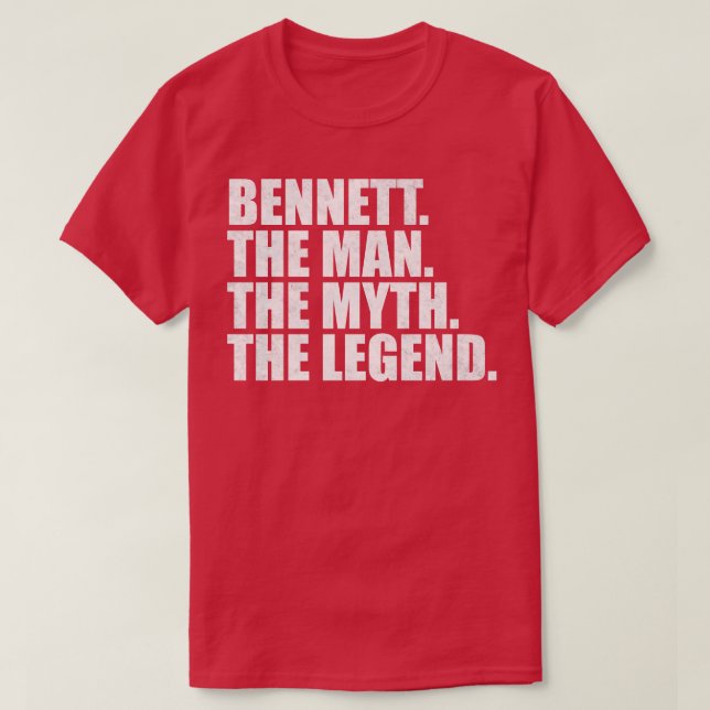 BennettBennett Name Bennett given name T-Shirt (Design Front)