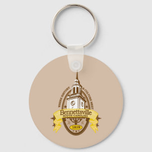BENNETTSVILLE SOUTH CAROLINA KEYCHAIN