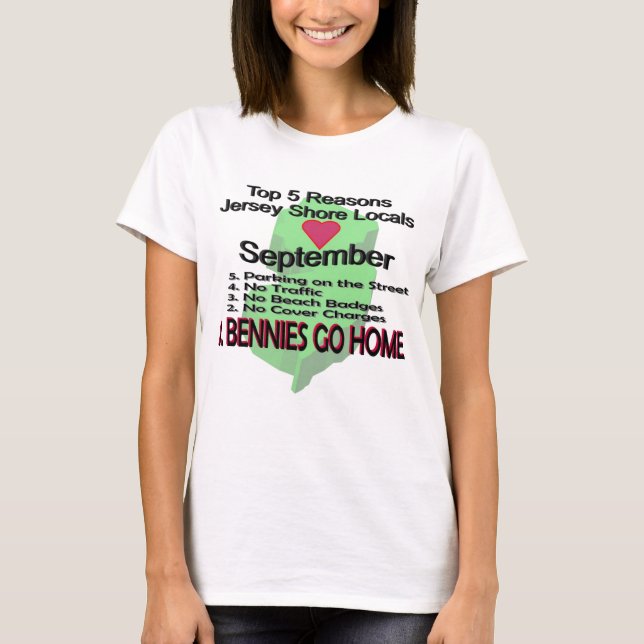 Bennies Go Home T-Shirt (Front)