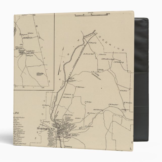Bennington, Hillsborough Co Binder (Front/Inside)