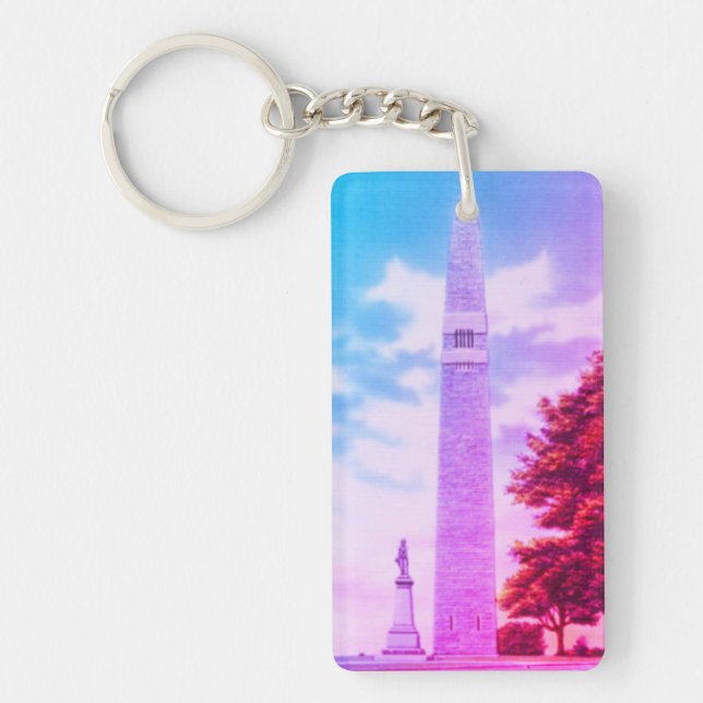 Bennington Monument, Old Bennington, Vermont Keychain (Front)
